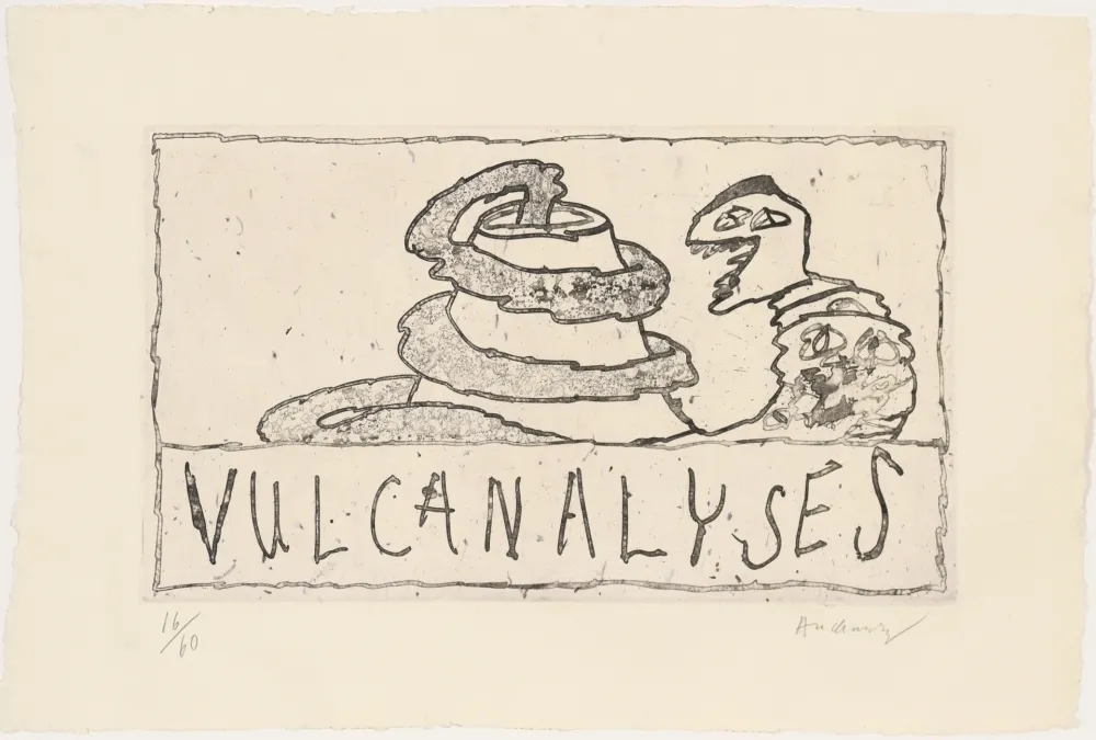 Acquaforte Alechinsky - Vulcanalyses 01
