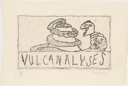 Acquaforte Alechinsky - Vulcanalyses 01