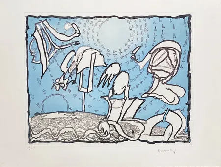 Incisione Alechinsky - Waterloo