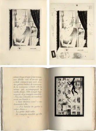 Libro Illustrato Alexeïeff - Nicolai Gogol : JOURNAL D'UN FOU (1927).