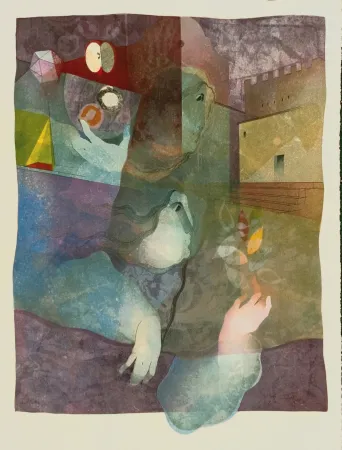 Serigrafia Alvar - LES FADES DE BENDORMIENES