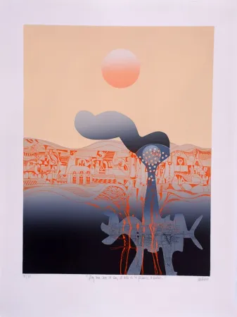 Acquaforte Andivero - Hay una casa al sur, al lado de la fabrica de sueno - Il y a une maison au sud, à côté de l'usine de rêves