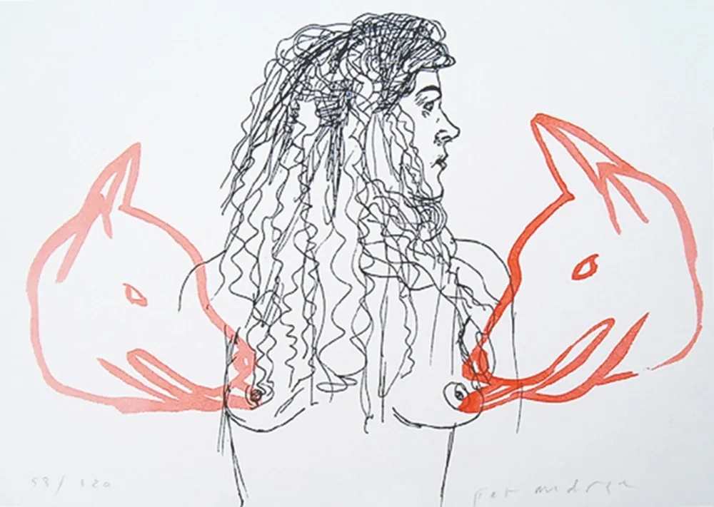 Serigrafia Andrea - Nu (Collection Naked)