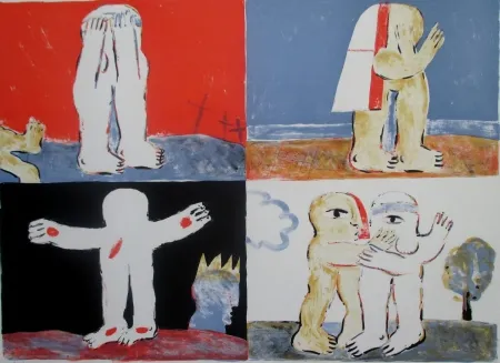 Litografia Antes - Engel der Geschichte