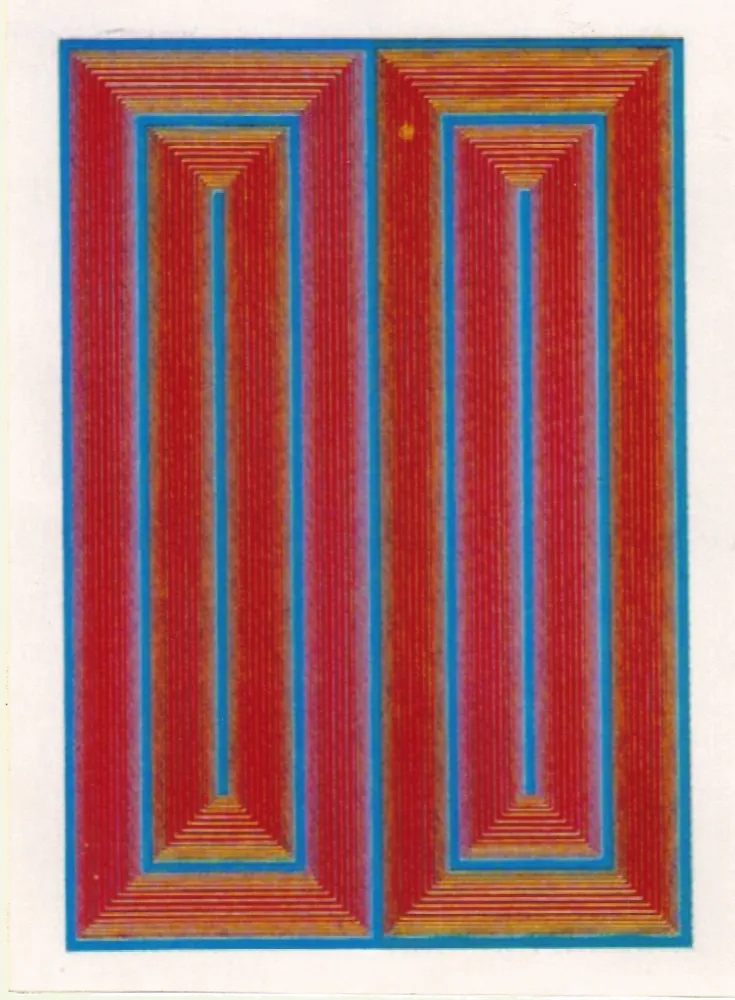 Serigrafia Anuszkiewicz - Untiltled