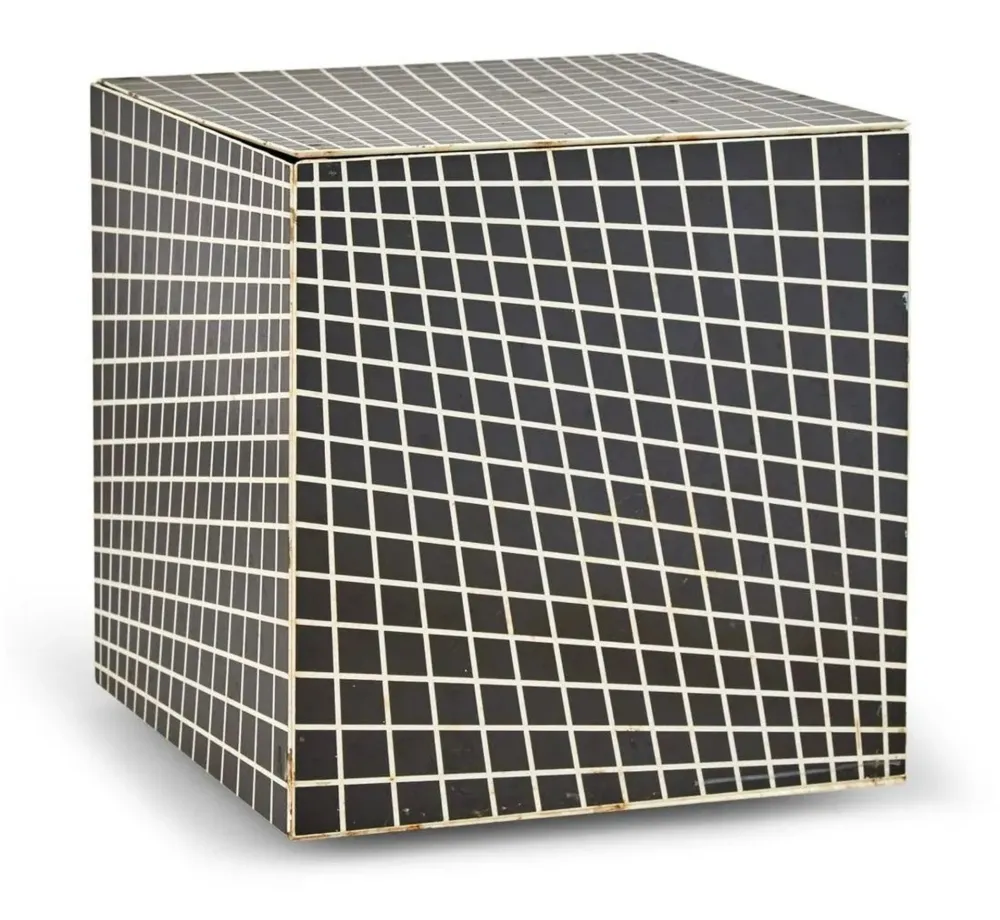 Multiplo Anuszkiewicz - Untitled OP Art Cube