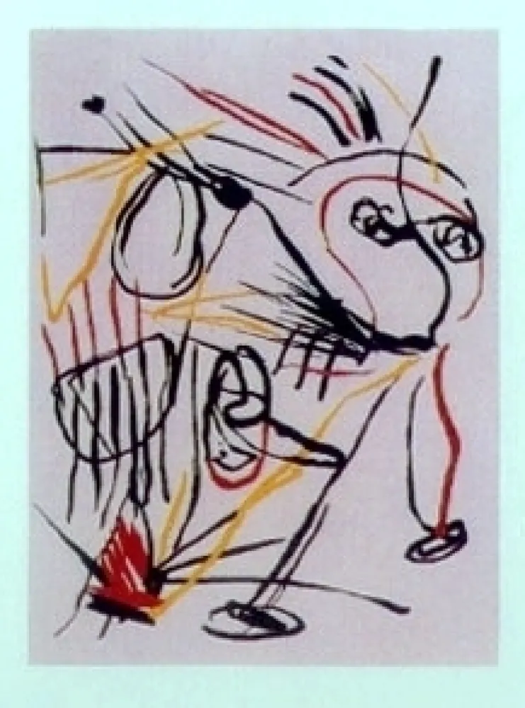 Acquatinta Appel - Como el viento