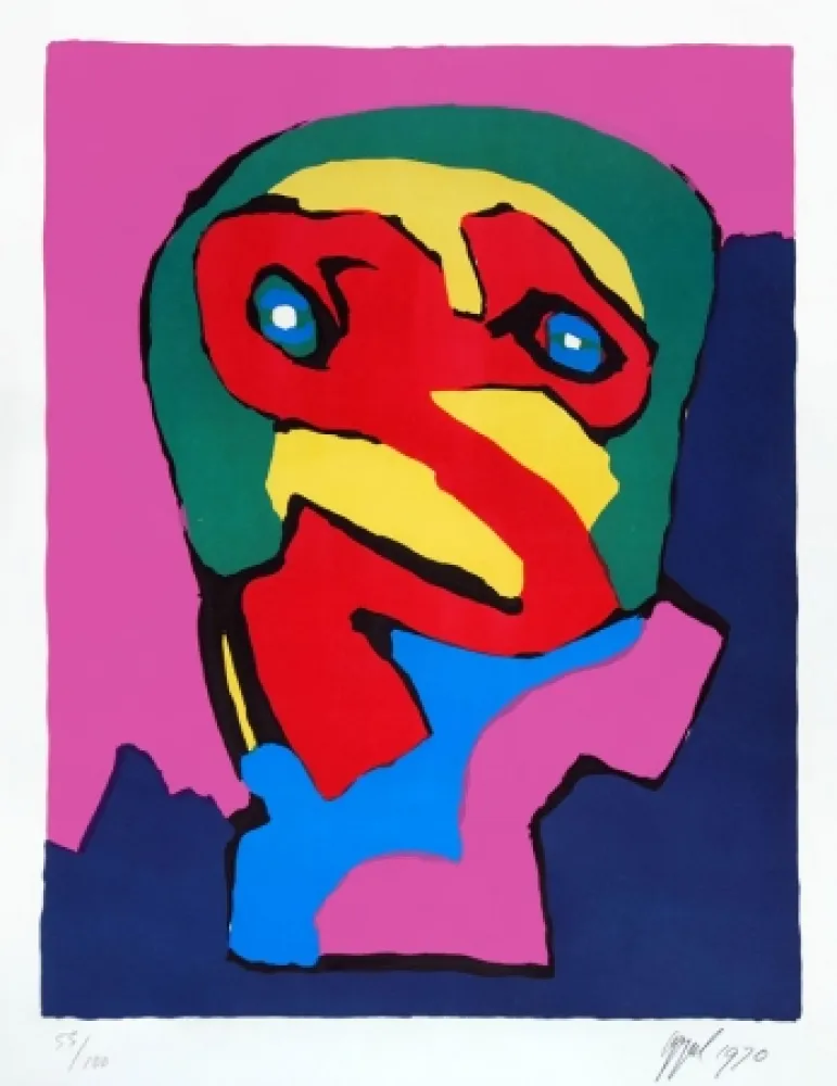 Litografia Appel - Composition I