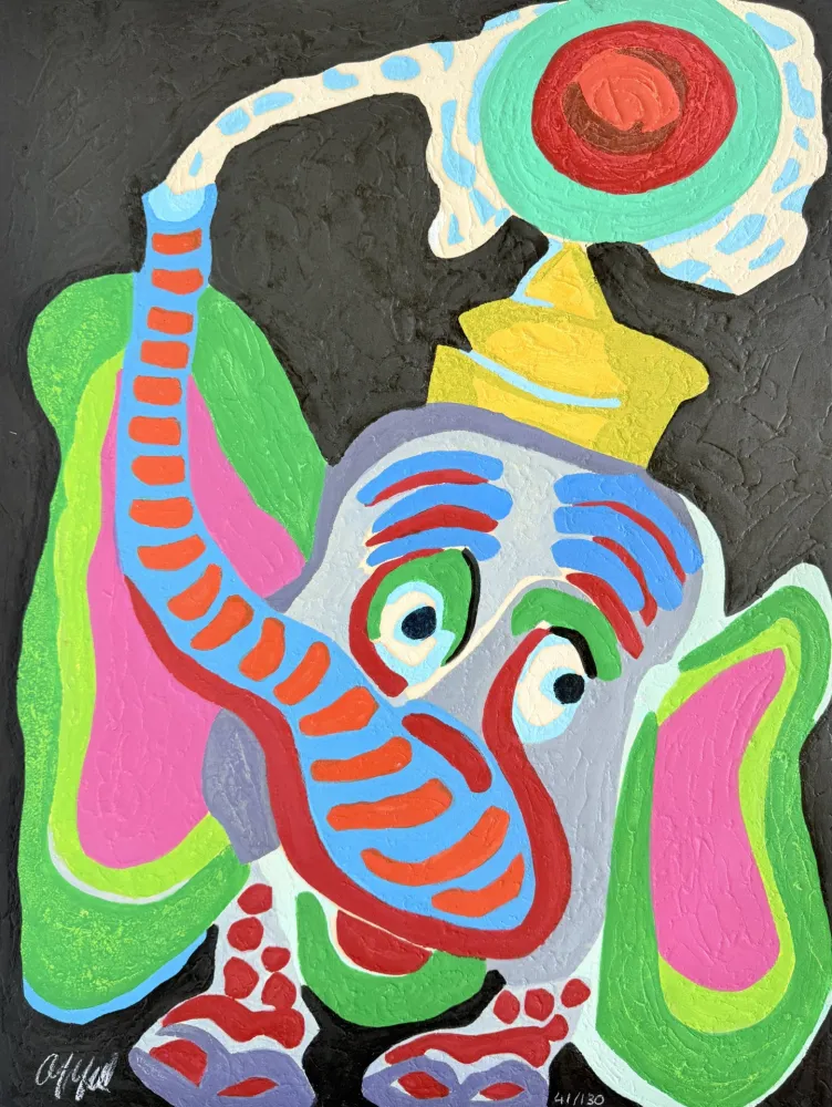 Incisione Su Legno Appel - L’Oeil du cirque