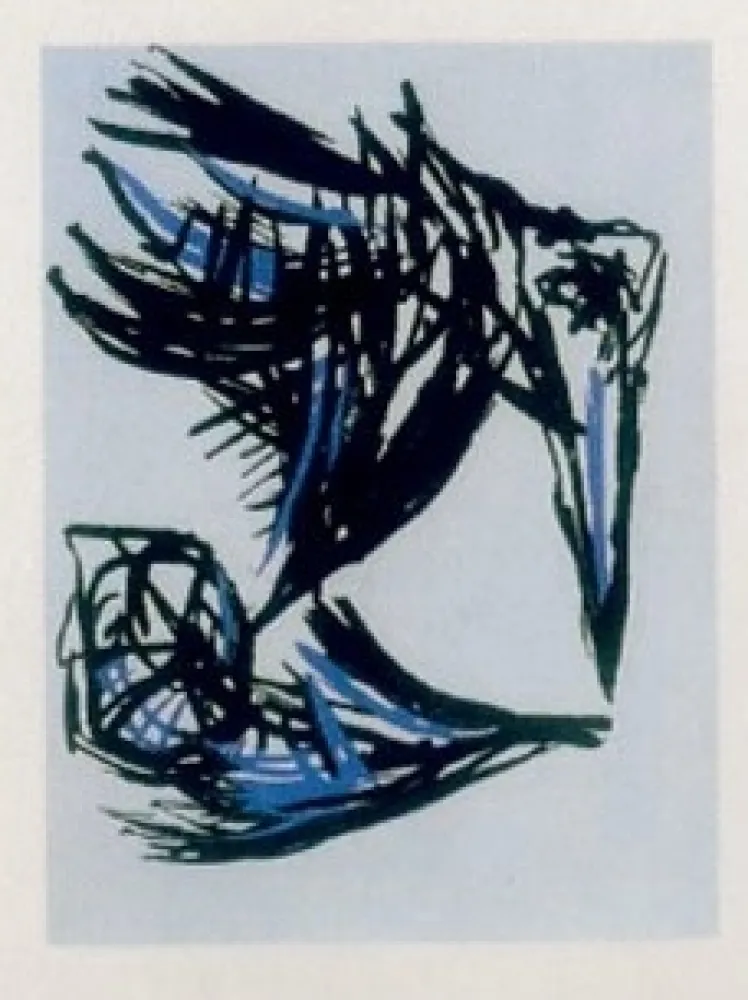 Acquatinta Appel - Los pajaros