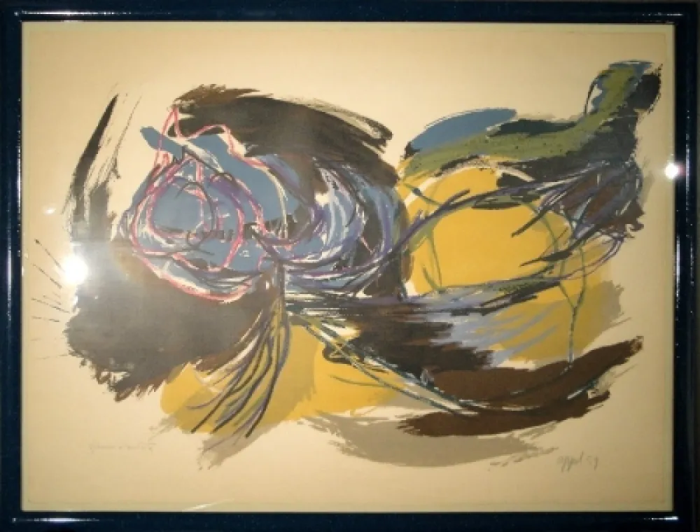 Litografia Appel - Oiseau de l’aube