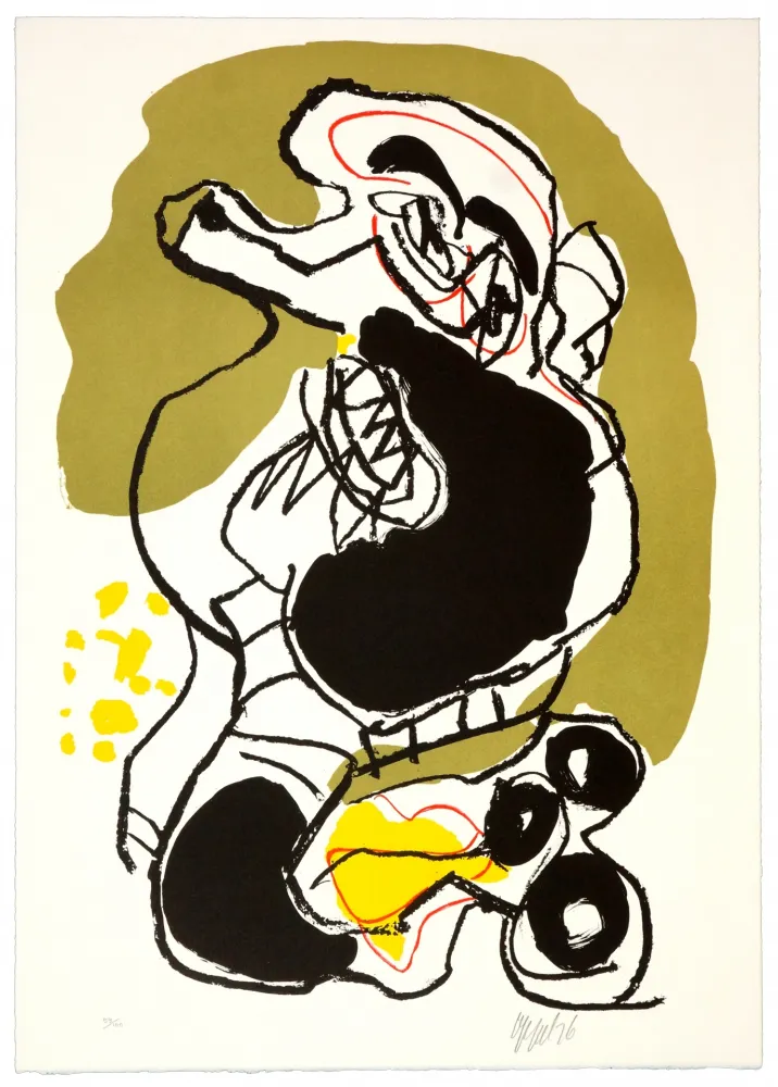 Litografia Appel - Pour Jorn