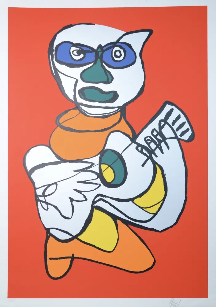 Multiplo Appel - Red cat singing hands