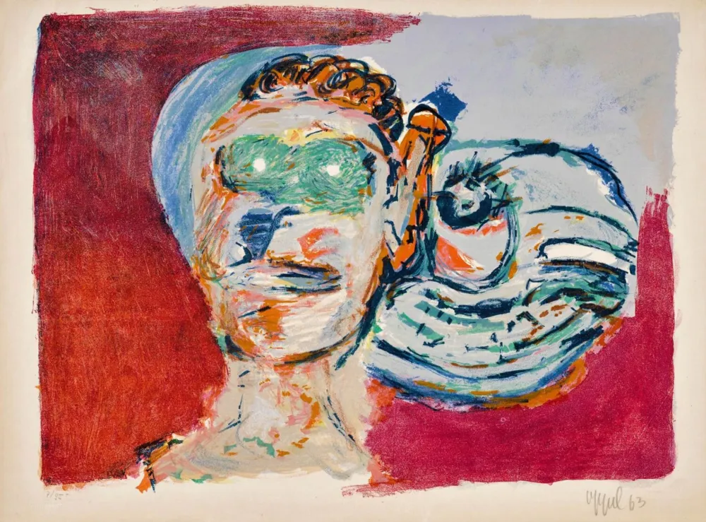 Litografia Appel - Regard vers l'infini