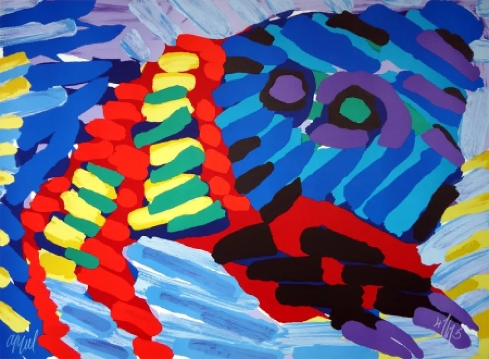 Litografia Appel - See me running again