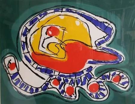 Acquatinta Appel - Tete montagne I