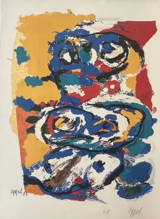 Litografia Appel - Toi et Moi, 1962- Exemplaire d'artiste ea