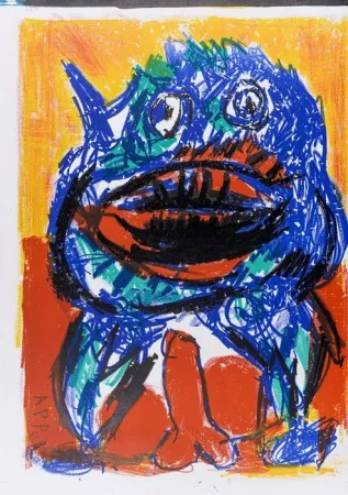 Litografia Appel - Untitled,