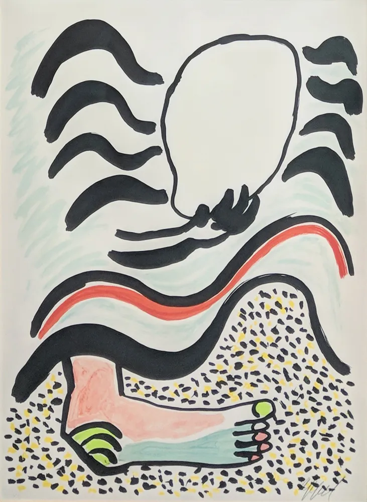 Litografia Appel - UNTITLED (FROM TANTRIKA 1)