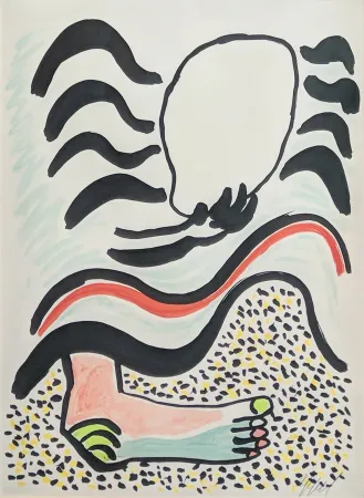 Litografia Appel - UNTITLED (FROM TANTRIKA 1)