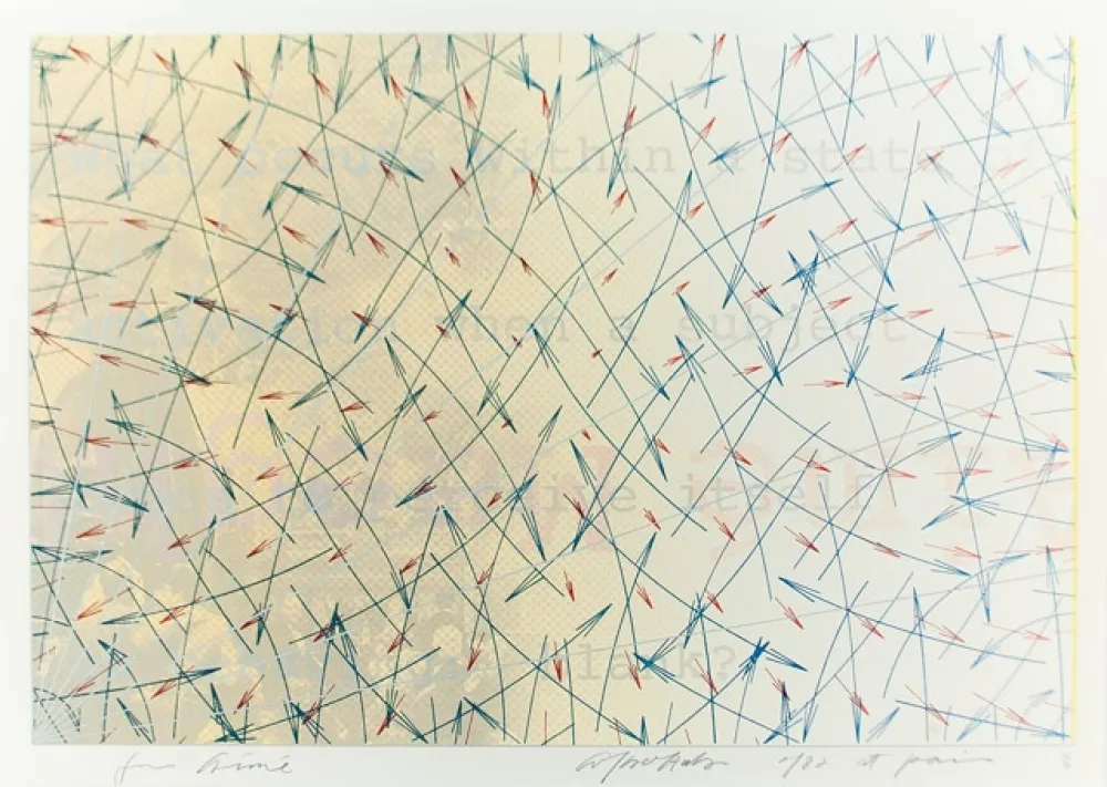 Litografia Arakawa - For aimé