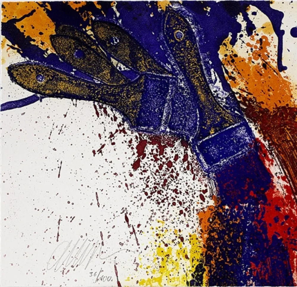 Incisione Arman - Arman retrospective