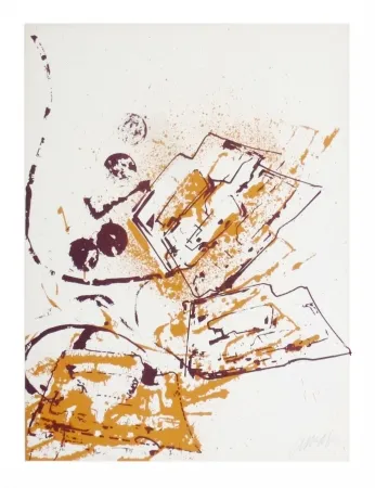 Litografia Arman - Fer à repasser