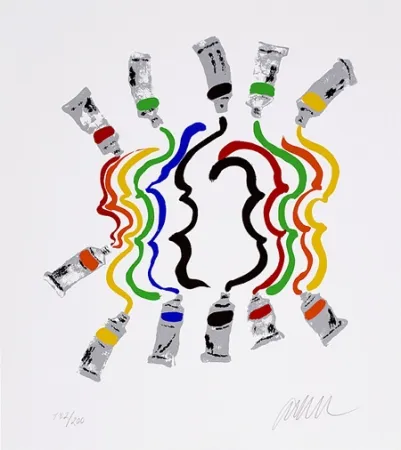 Serigrafia Arman - Fiddlemania III