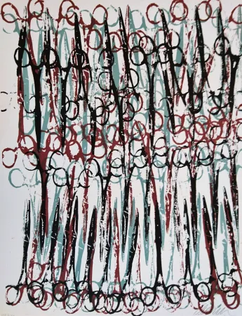 Litografia Arman - Gothic