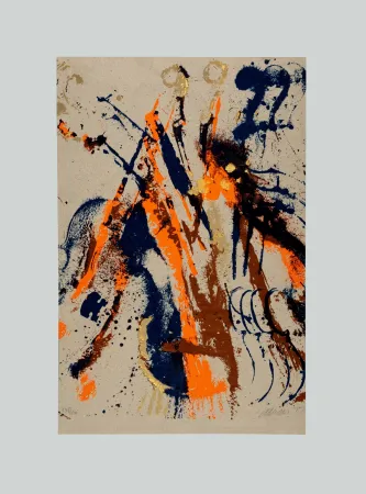 Serigrafia Arman - Grey mood