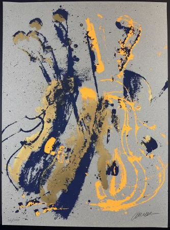 Serigrafia Arman - Grey Mood