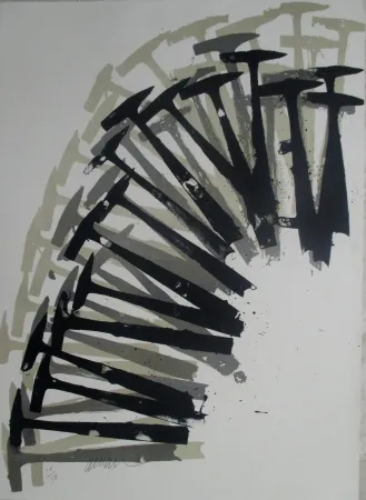Litografia Arman - Hammers