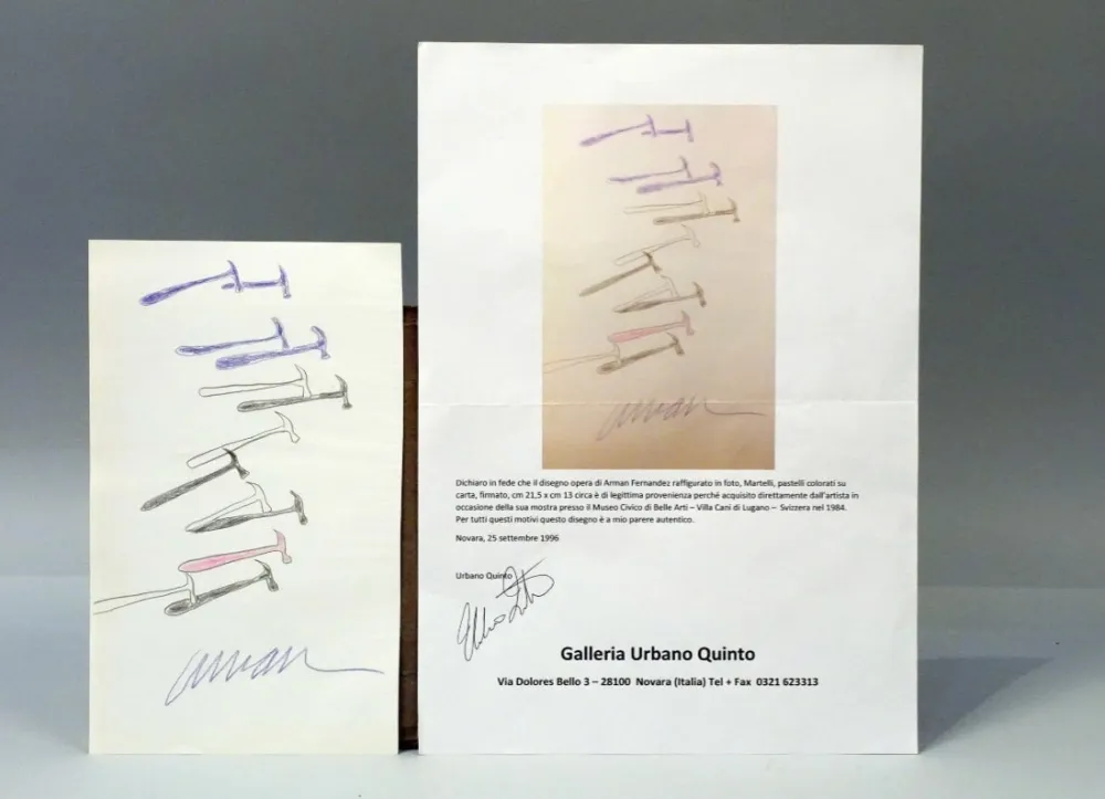 Non Tecnico Arman - Marteaux reflex