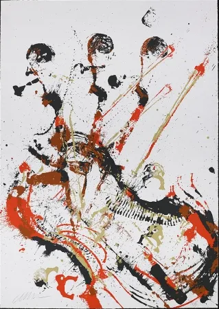 Serigrafia Arman - Melody for Strings II