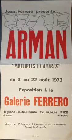 Manifesti Arman - '' Multiples et Autres ''