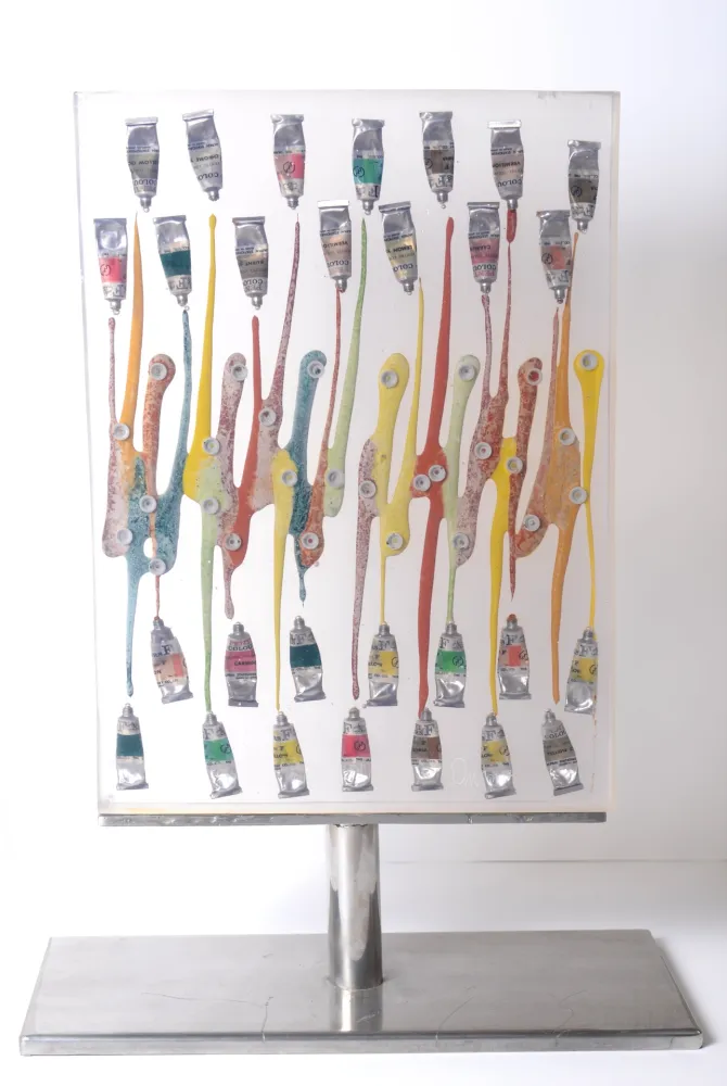 Non Tecnico Arman - Paint Tubes, circa 1967 - Hand-signed