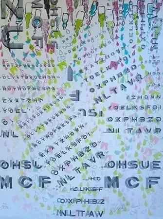 Litografia Arman - Pour Allergancirca (1995)