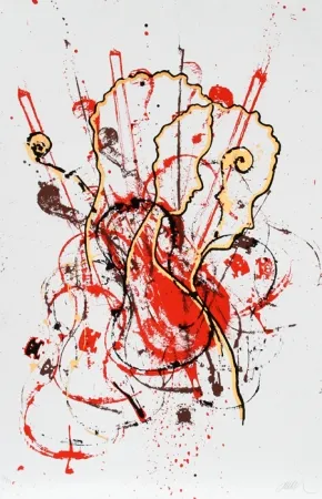 Serigrafia Arman - Sans titre