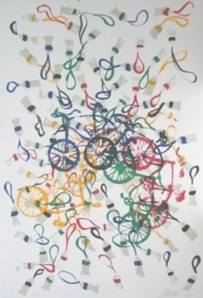 Litografia Arman - Sans titre