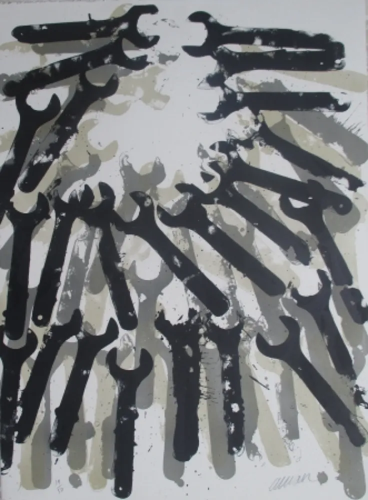 Litografia Arman - Tools 1