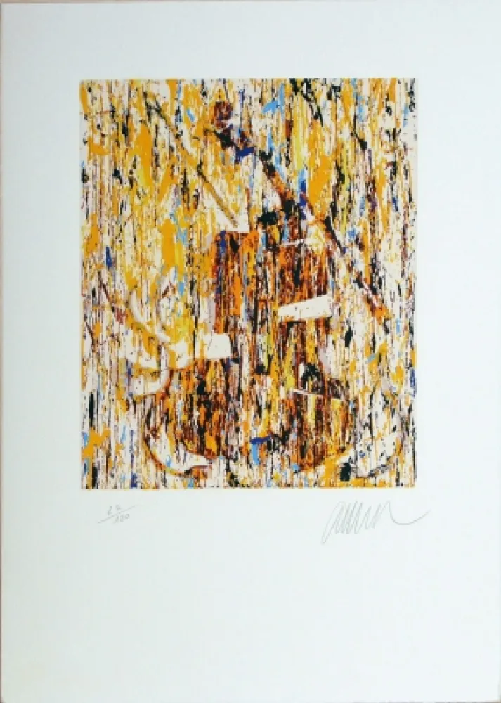 Serigrafia Arman - VIOLINO