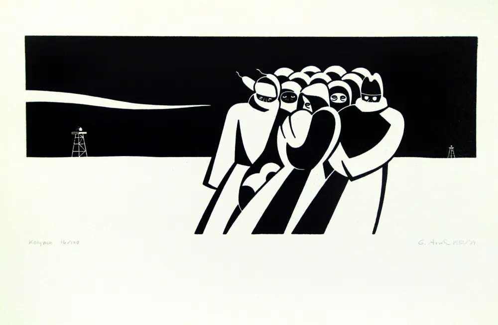 Linoincisione Arntz - Kolyma