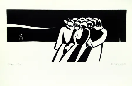 Linoincisione Arntz - Kolyma