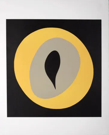 Incisione Su Legno Arp - Composition (B)