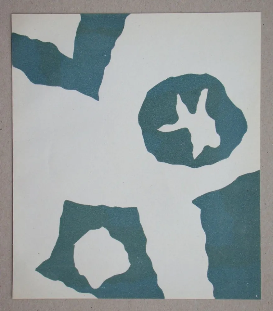 Incisione Su Legno Arp - Configuration II, 1949