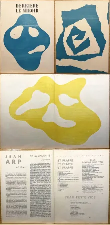 Libro Illustrato Arp - Derrière le Miroir n° 33. ARP. Novembre 1950.