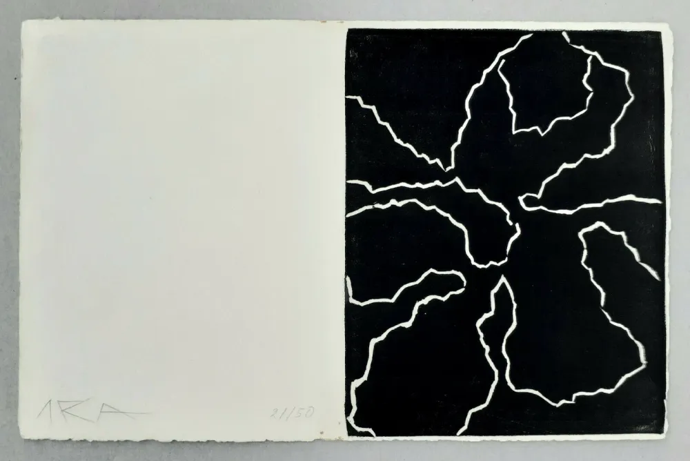 Linoincisione Arp - Fleurs