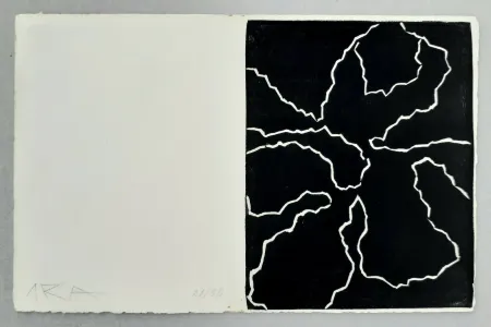 Linoincisione Arp - Fleurs