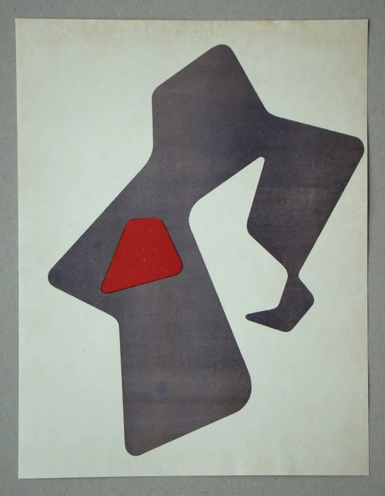 Litografia Arp - Heaume