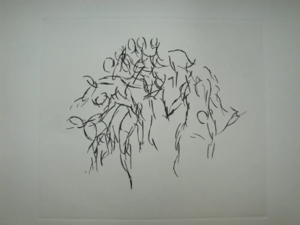 Incisione Arp - I, RUE GABRIELLE. 